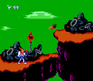 Earthworm Jim NES Edition - Screenshot - Gameplay (null) - 256x224
