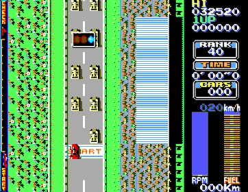 Road Fighter (Homebrew) - Screenshot - Gameplay (World) - 248x192