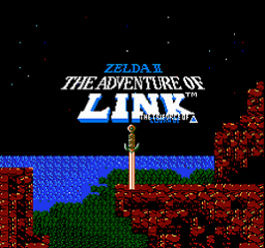 Zelda II: The Triforce of Courage - Screenshot - Game Title (World) - 256x240