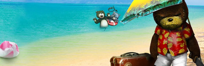 Naughty Bear: Restuff in Paradise - Fanart - Background (null) - 3840x1240