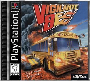 Vigilante 8 - Box - Front - Reconstructed (North America) - 687x617