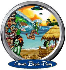 Tiki Bob's Atomic Beach Party - Fanart - Cart - Front (World) - 443x472