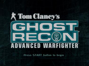 Tom Clancy's Ghost Recon: Advanced Warfighter - Screenshot - Game Title (North America) - 1910x1419