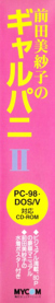 Gal Pani II - Box - Spine (Japan) - 118x640