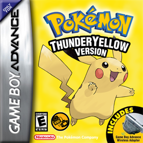 Pokémon ThunderYellow - Box - Front (World) - 600x600