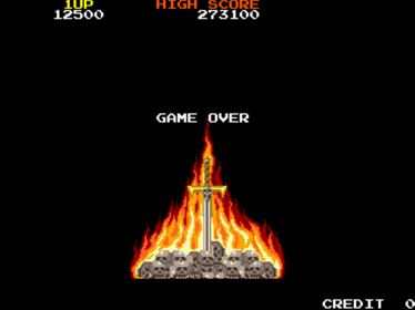 Rastan - Screenshot - Game Over (null) - 640x480