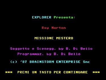 Roy Norton: Missione Mistero - Screenshot - Game Title (null) - 654x491
