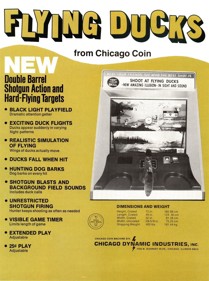 Flying Ducks - Advertisement Flyer - Back (North America) - 1098x1476