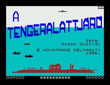 A Tengeralattjáró - Screenshot - Game Title - 576x448