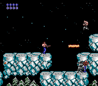 Contra: Heart of Galuga - Screenshot - Gameplay (World) - 256x224