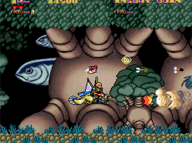 Arcade Archives BLACK HEART - Screenshot - Gameplay (World) - 840x627