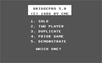 BridgePro - Screenshot - Game Title - 320x200