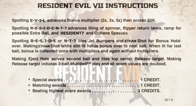 Resident Evil VII - Arcade - Controls Information (null) - 1778x964
