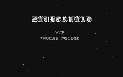 Zauberwald (Markt & Technik) - Screenshot - Game Title (null) - 320x200