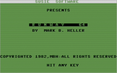 Runway 64 - Screenshot - Game Title (null) - 320x200