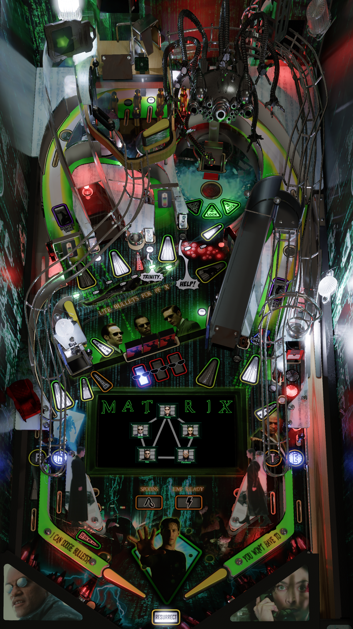Illustration of The Matrix (Pincredibles)