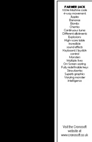 Farmer Jack in... Harvest Havoc - Box - Back (World) - 583x900