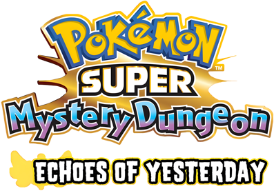 Pokémon Super Mystery Dungeon: Echoes of Yesterday - Clear Logo (World) - 3200x2260