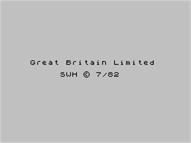 Great Britain Limited - Screenshot - Game Title (null) - 256x192