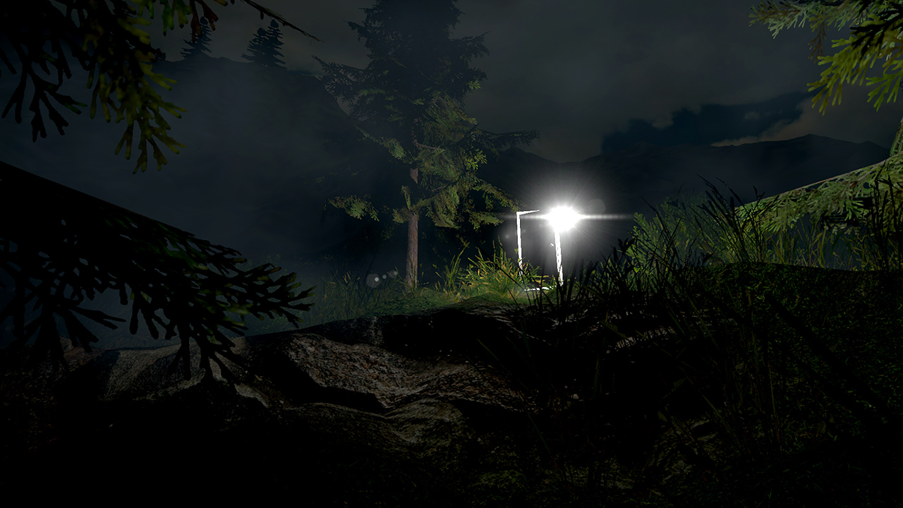 Illustration of Silver Falls: White Inside Its Umbra
