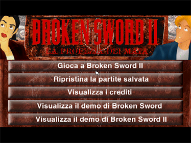 Broken Sword II: The Smoking Mirror - Screenshot - Game Title - 640x480