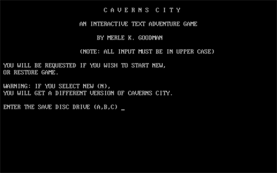 Caverns City - Screenshot - Game Title (null) - 640x400