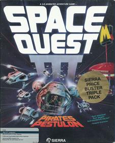Space Quest III: The Pirates of Pestulon - Box - Front (North America) - 2142x2663
