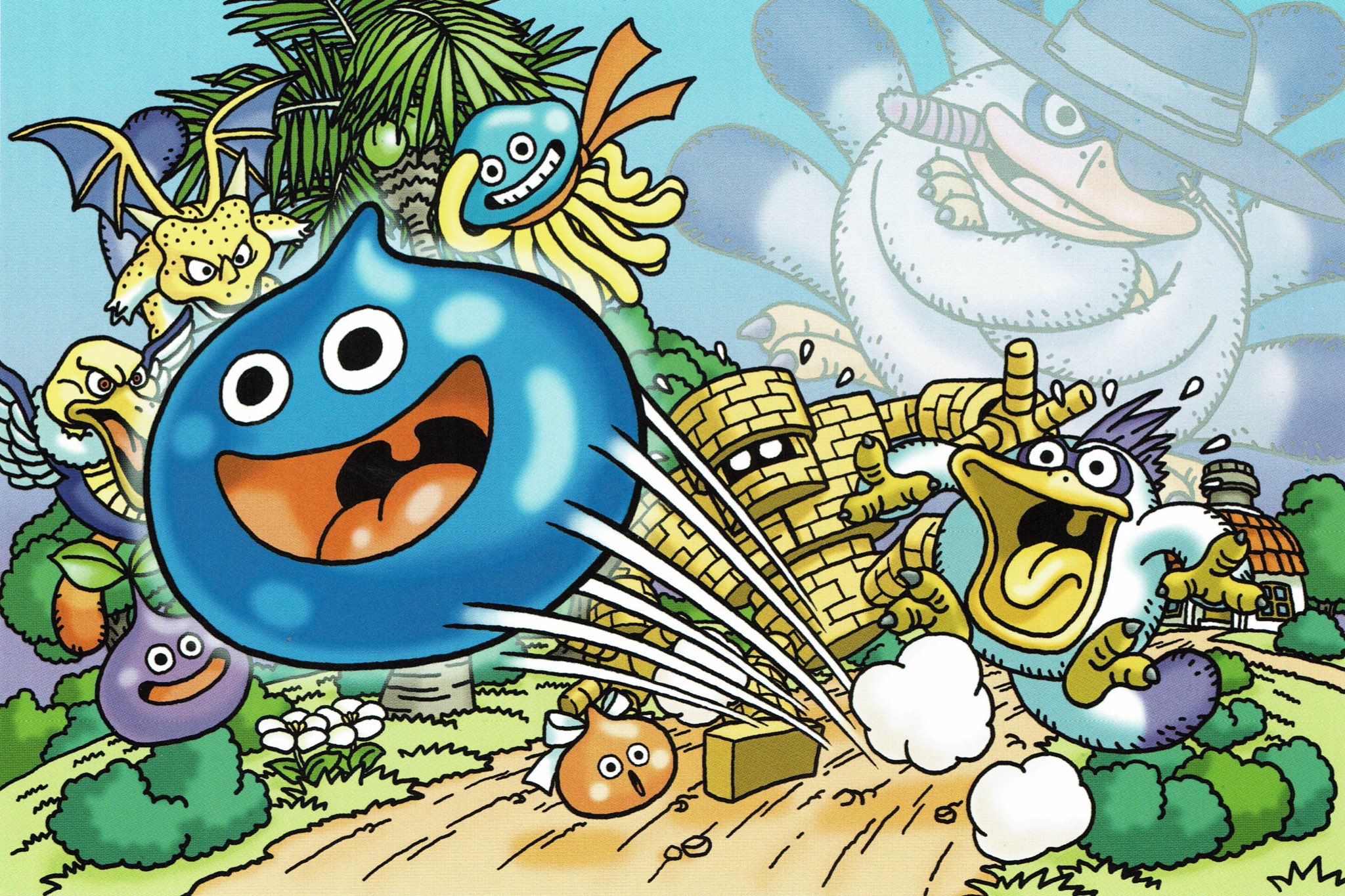 Illustration of Slime of Gusto Dragon Quest: Ballistic Tails Brigade