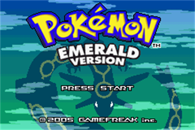 Pokémon Eccentric Emerald - Screenshot - Game Title (null) - 240x160