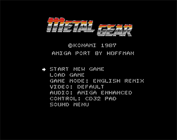 Metal Gear - Screenshot - Game Title (World) - 720x568