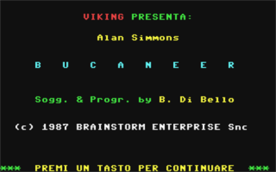 Alan Simmons: Bucaneer - Screenshot - Game Title (null) - 320x200
