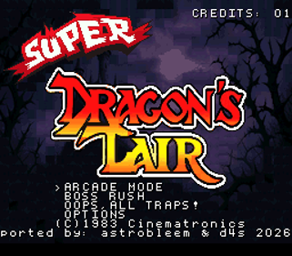 Super Dragon's Lair Arcade - Screenshot - Game Title (null) - 256x224
