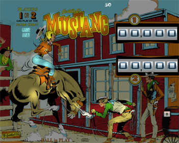 Mustang (Gottlieb) - Arcade - Marquee (null) - 640x512