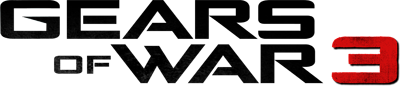 Gears of War 3 - Clear Logo (null) - 400x86