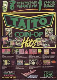 Taito Coin-Op Hits - Advertisement Flyer - Front (Europe) - 800x1115