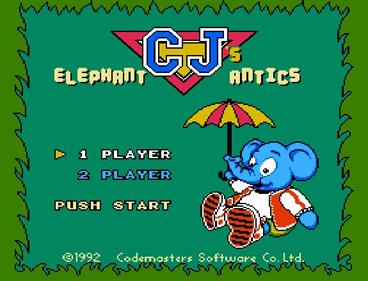 CJ's Elephant Antics - Screenshot - Game Title (null) - 575x439