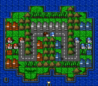Super Famicom Wars First Strike - Screenshot - Gameplay (null) - 256x224
