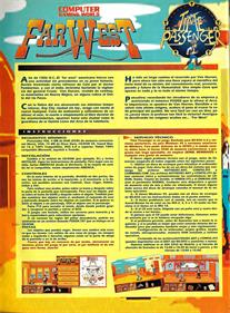 Time Passenger V: Far West - Advertisement Flyer - Back (null) - 1216x1646
