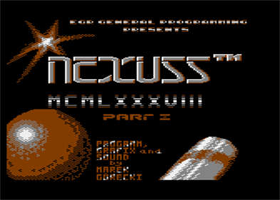 Nexuss MCMLXXXVIII: Part I - Screenshot - Game Title (null) - 336x240