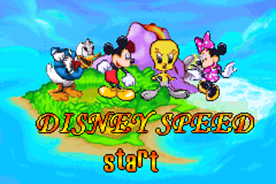 Disney Cart - Screenshot - Game Title (United States) - 240x160