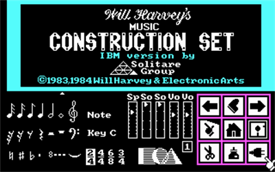 Will Harvey's Music Construction Set - Screenshot - Game Title (null) - 320x200