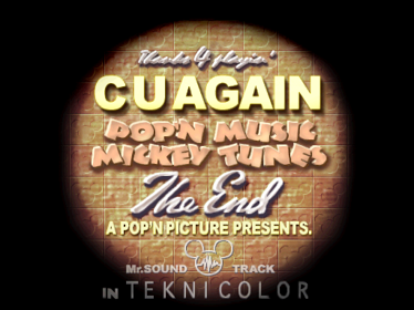 Pop'n Music Mickey Tunes - Screenshot - Game Over (null) - 512x384