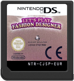 Let's Play Fashion Designer - Cart - Front (Europe) - 522x569