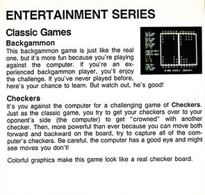 Classic Games: Backgammon & Checkers - Box - Back (North America) - 1263x1200