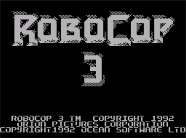 RoboCop 3 - Screenshot - Game Title (null) - 1345x1000