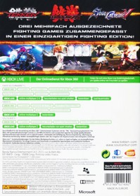 Fighting Edition: Includes 3 Games - Box - Back (Germany) - 600x844
