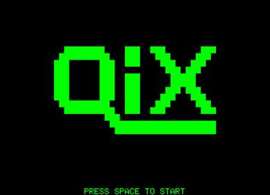 Qix - Screenshot - Game Title (null) - 640x462