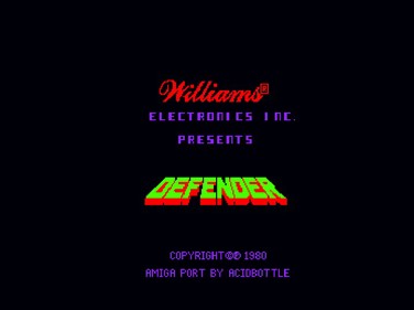 Defender (acidbottle) - Screenshot - Game Title (null) - 717x535
