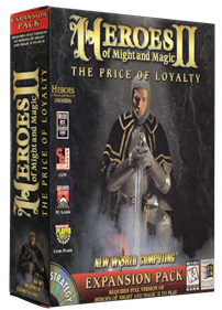Heroes of Might and Magic II: The Price of Loyalty - Box - 3D (null) - 466x647