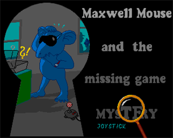 Maxwell Mouse and the Missing Game Mystery - Screenshot - Game Title (null) - 320x256